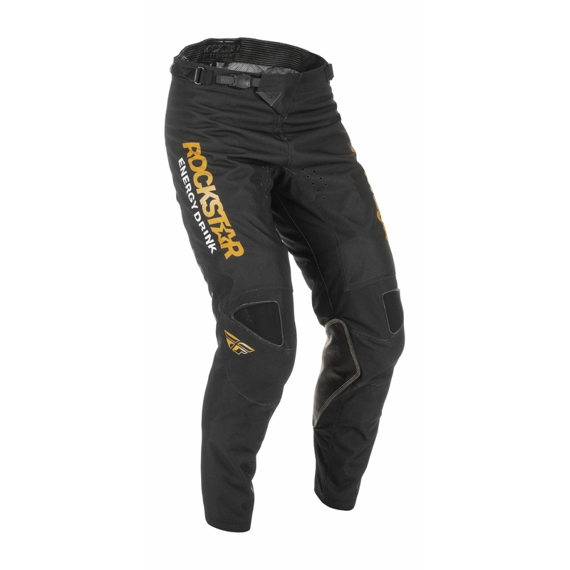 Motocross Pants FLY Racing Kinetic Rockstar 2022 Arany-Fekete kiárusítás