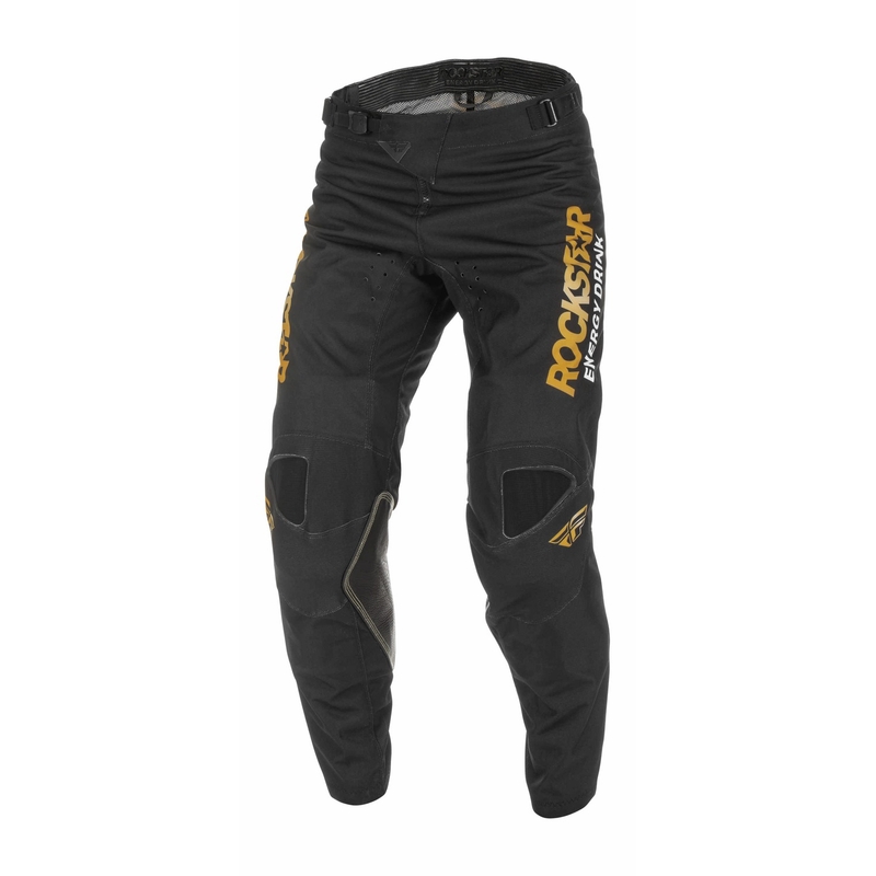Motocross Pants FLY Racing Kinetic Rockstar 2022 Arany-Fekete kiárusítás