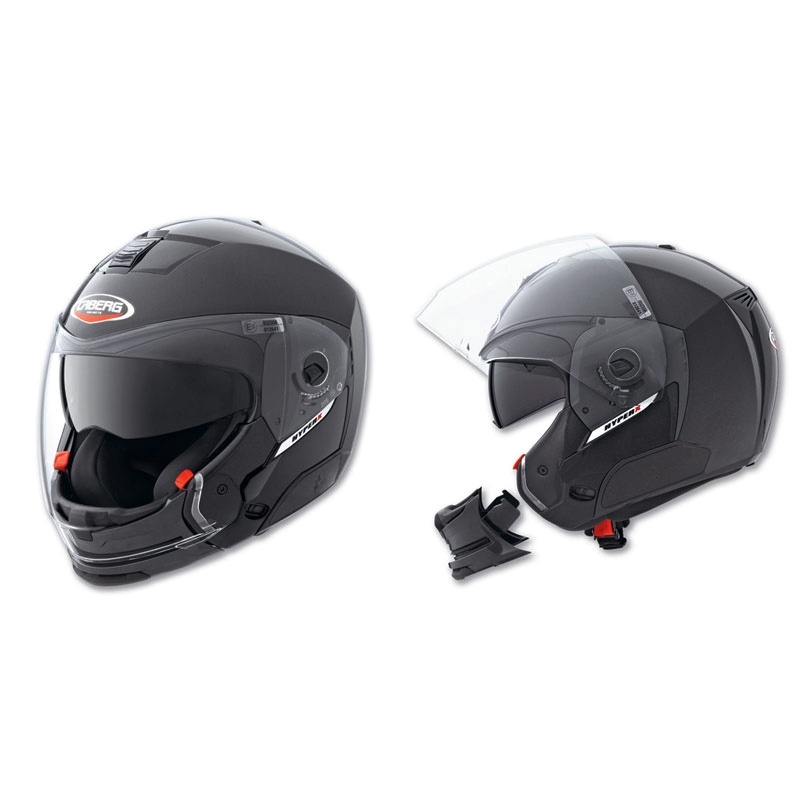 CABERG HYPER X motorkerékpár sisak levehető álla fekete matt eladó kiárusítás