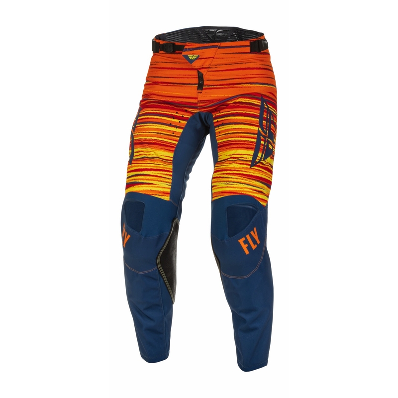 Motocross Pants FLY Racing Kinetic Wawe 2022 kék-narancssárga