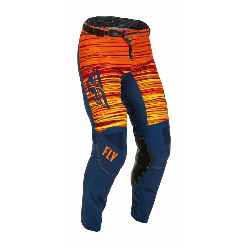 Motocross Pants FLY Racing Kinetic Wawe 2022 kék-narancssárga