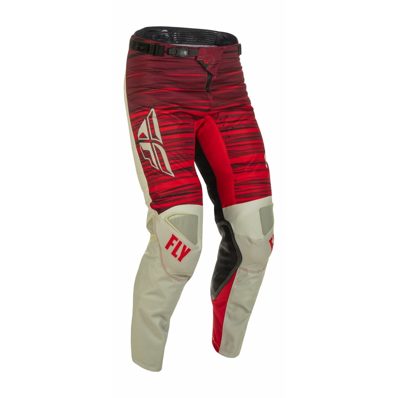 Motocross nadrág FLY Racing Kinetic Wawe 2022 szürke-piros