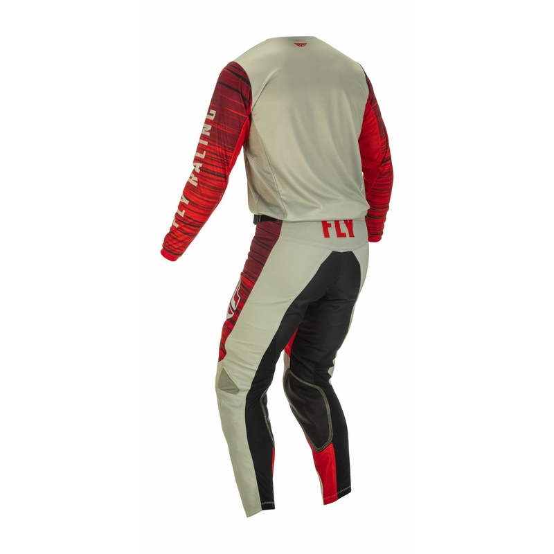 Motocross nadrág FLY Racing Kinetic Wawe 2022 szürke-piros