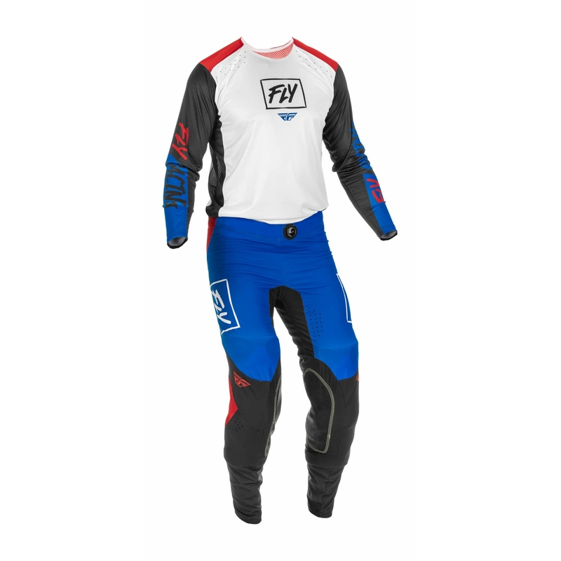 Motocross nadrág FLY Racing Lite 2022 piros-fekete-kék