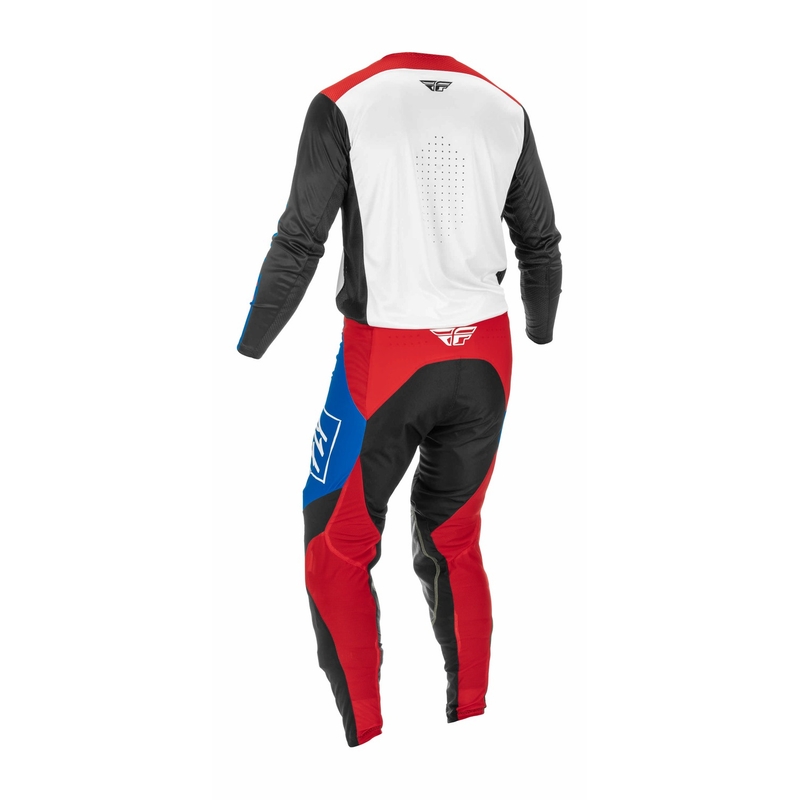 Motocross nadrág FLY Racing Lite 2022 piros-fekete-kék