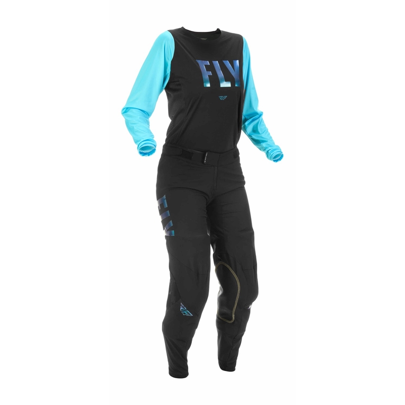 Női Motocross Pants FLY Racing Lite 2022 Kék-fekete