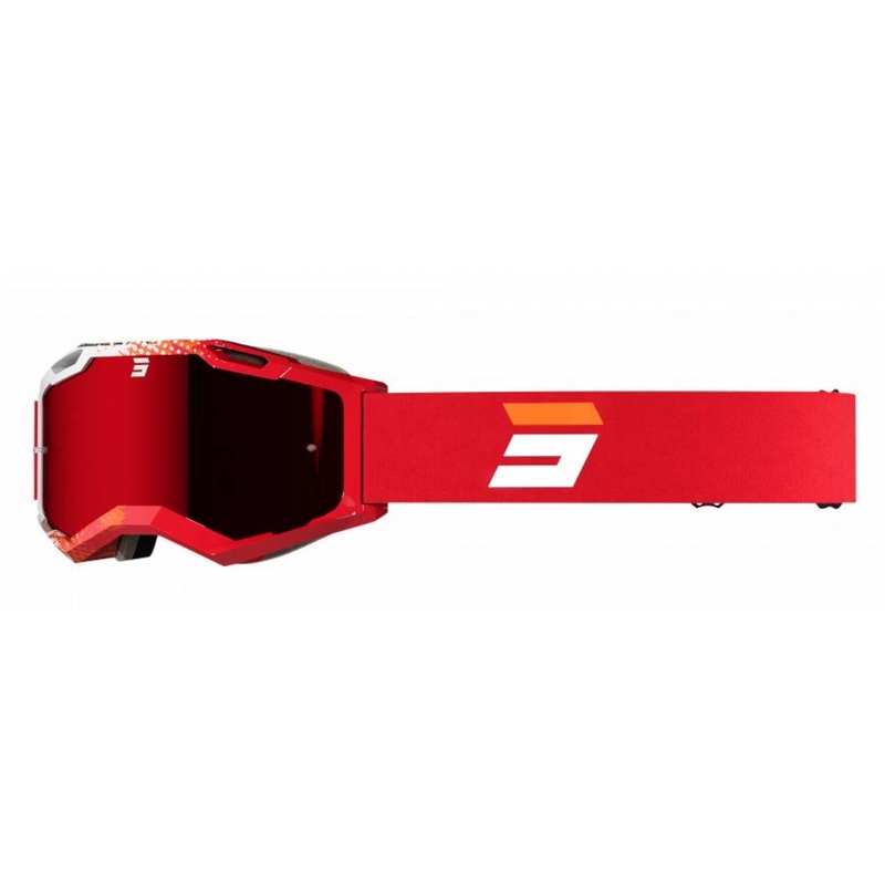 Motocross szemüveg Shot Iris 2.0 Fusion piros