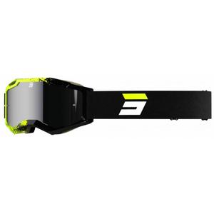 Motocross szemüveg Shot Iris 2.0 Fusion black-fluo sárga