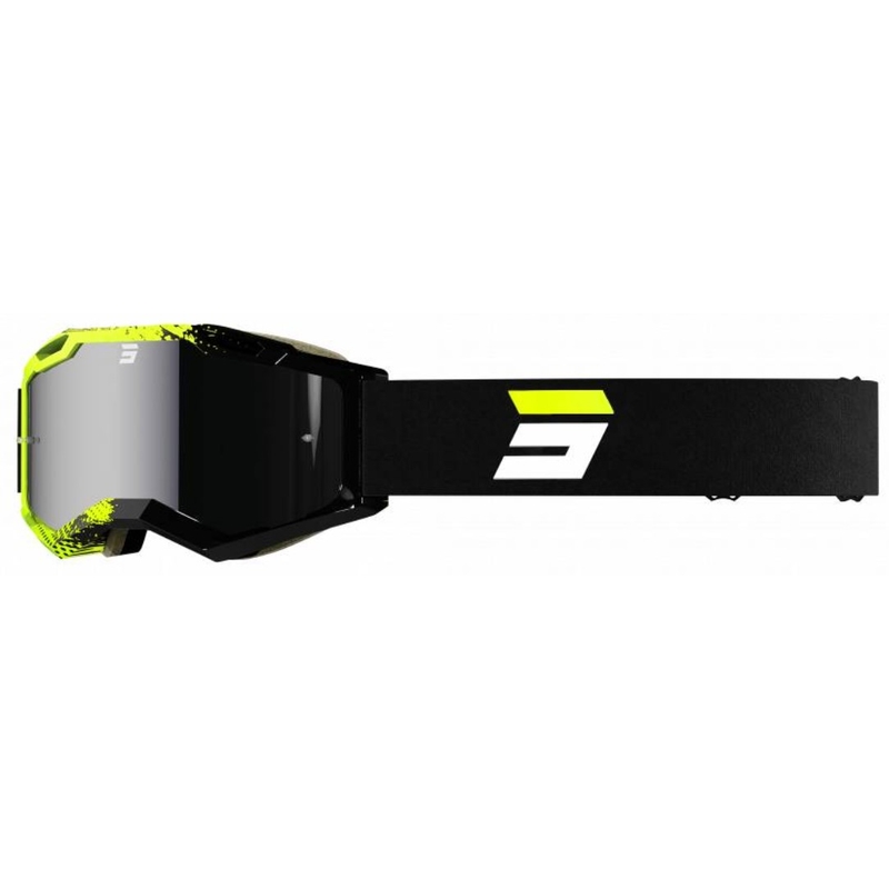 Motocross szemüveg Shot Iris 2.0 Fusion black-fluo sárga