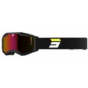 Motocross szemüveg Shot Iris 2.0 Tech fluo sárga-fehér-fekete