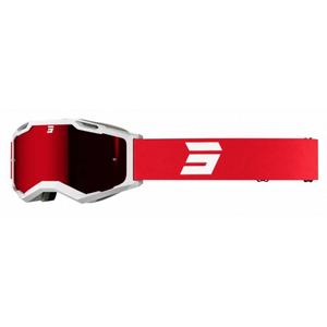 Motocross szemüveg lőtt Iris 2.0 Tech Fehér-Piros