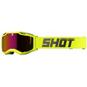 Shot Iris 2.0 Solid motocross szemüveg fluo sárga