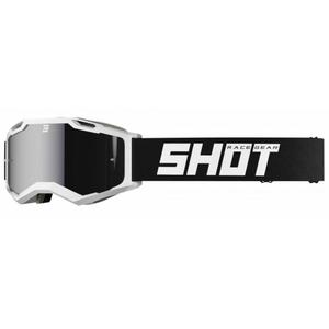 Shot Iris 2.0 Solid motocross szemüveg fekete-fehér