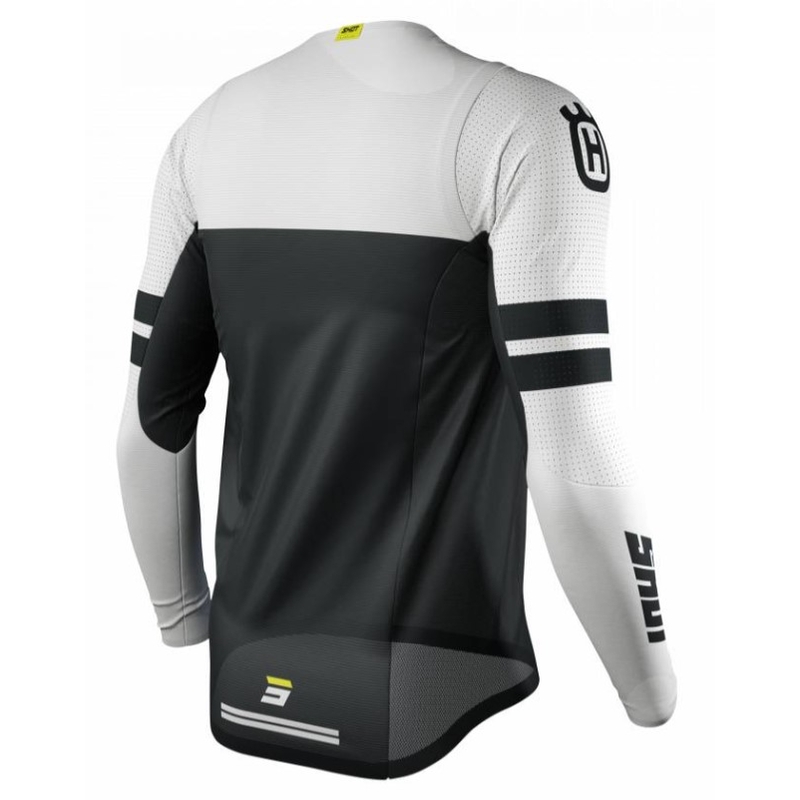 Lövés Aerolit Husqvarna Motocross Jersey Fekete