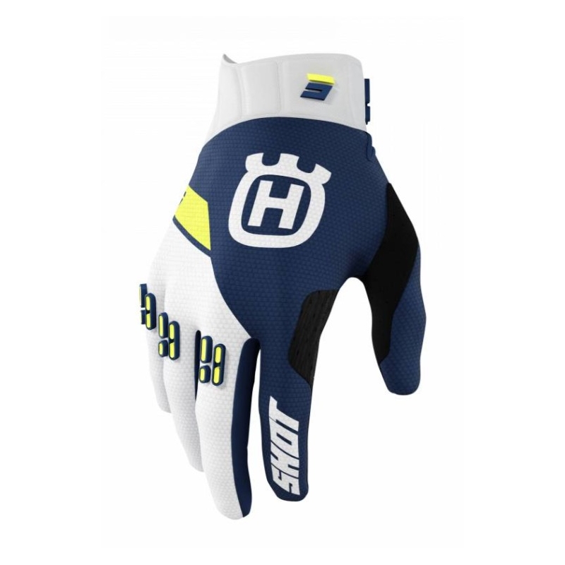 Lövés Aerolit Husqvarna Motocross Kesztyű kék kiárusítás