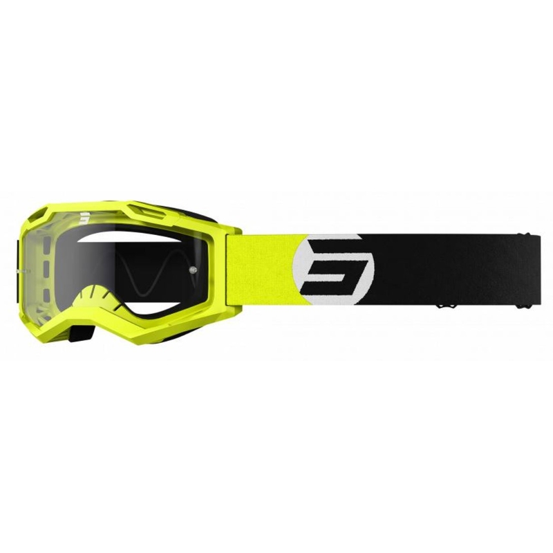 Motocross szemüveg shot assault 2.0 Astro fekete-fluo sárga
