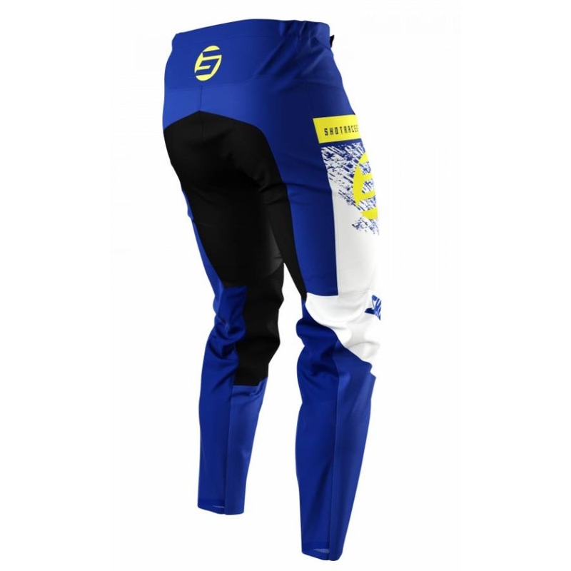 Motocross nadrág lövés Devo Roll Kék-fehér-sárga kiárusítás