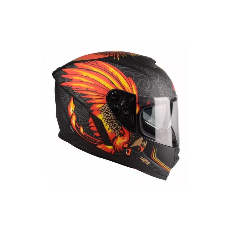 Integrált motoros sisak Lazer Rafale Evo Phoenix fekete-szürke-narancs