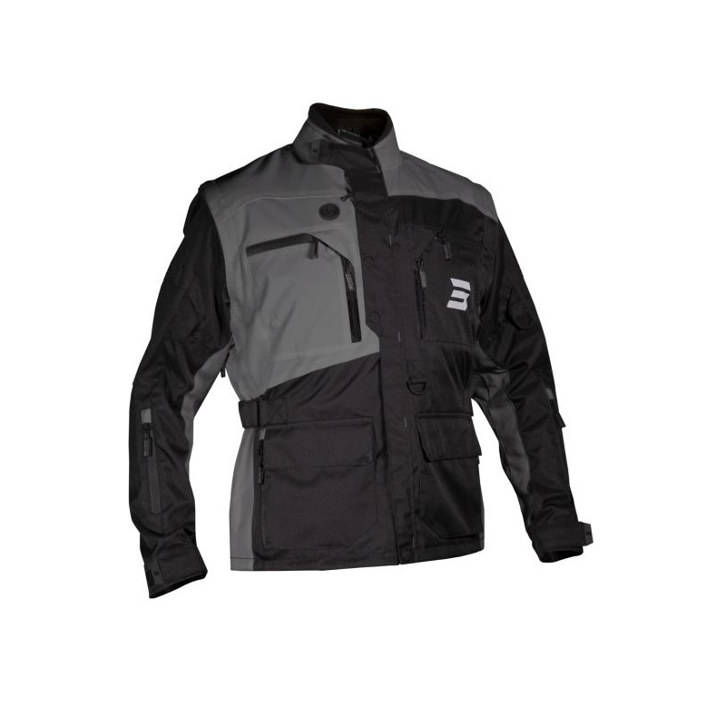 Shot Racetech motoros textilkabát fekete-szürke
