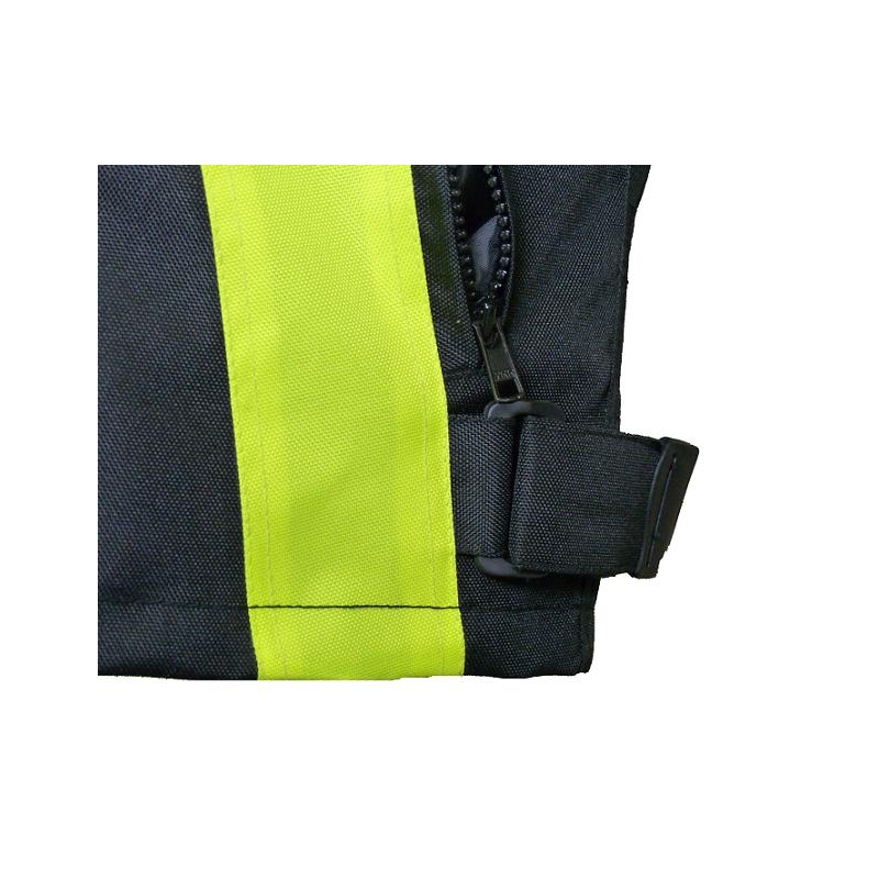 Kabát moto RSA ST-01 fekete-fluo sárga - II.class