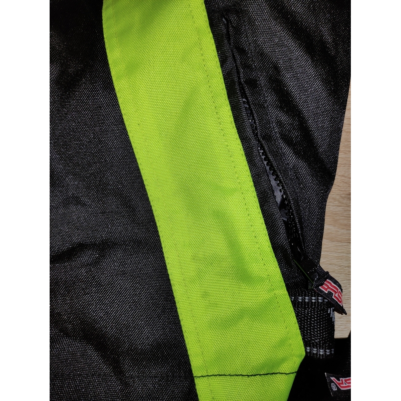 Kabát moto RSA ST-01 fekete-fluo sárga - II.class