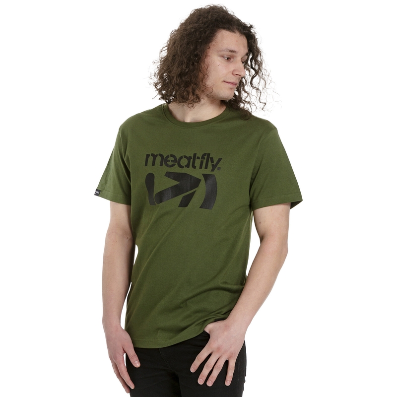 Meatfly Podium póló zöld kiárusítás
