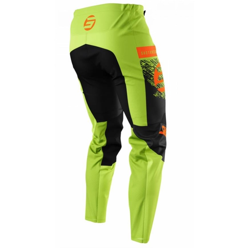Gyerekek Motocross nadrág lőtt Devo Roll narancszöld kiárusítás