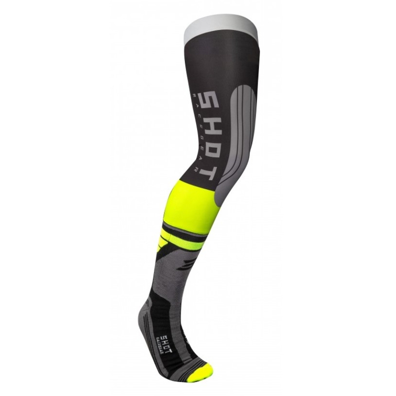 Zokni Shot Interceptor 2.0 szürke-fluo sárga kiárusítás