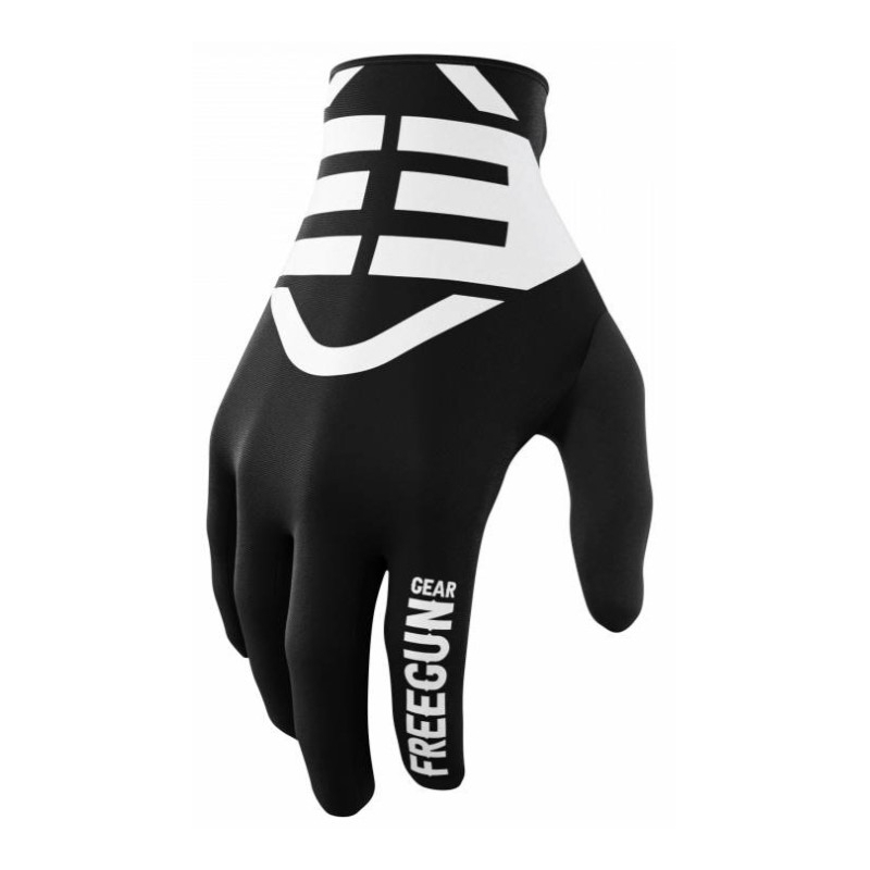Motocross kesztyűk lőtték a Devo Skin fehér-fekete
