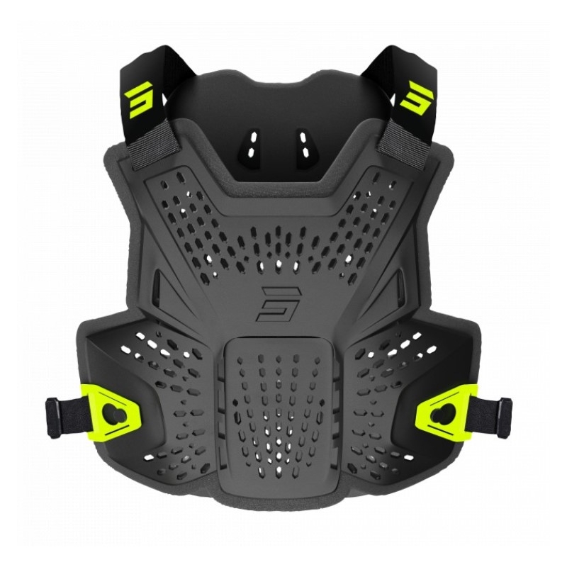 Shot Airflow mellkasprotektor fekete-fluo sárga