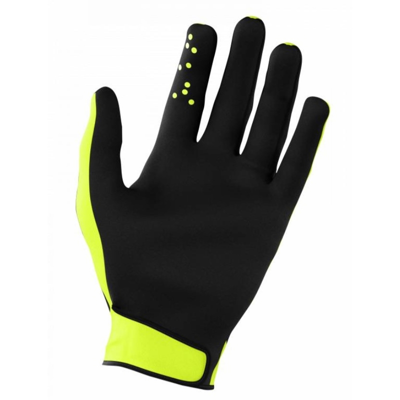 Motocross kesztyűk Shot Devo Skin fekete-fluo sárga