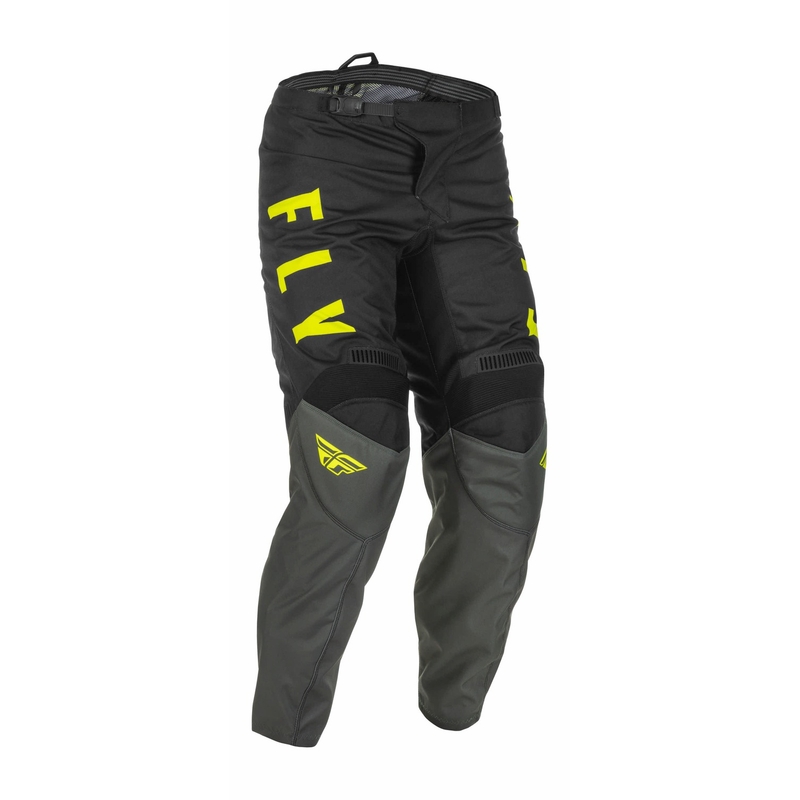Motocross Pants FLY Racing F-16 2022 Szürke-fekete-fluo sárga