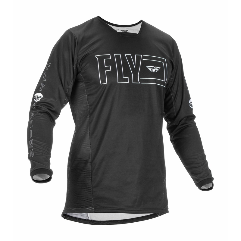 Motocross mez FLY Racing Kinetic Fuel 2022 fekete-fehér