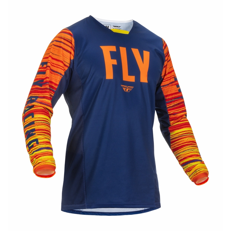 Motocross mez FLY Racing Kinetic Wawe 2022 kék-narancs