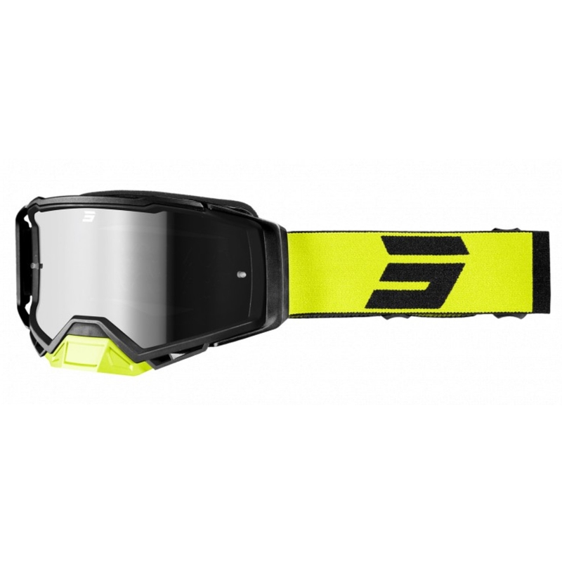 Motocross szemüveg Shot Core fekete-fluo sárga