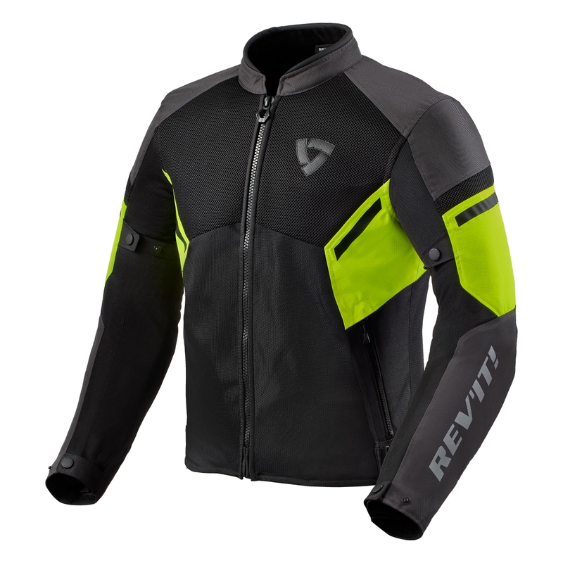 Revit GT-R Air 3 motoros kabát fekete-fluo sárga