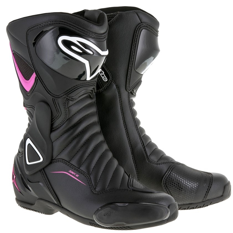 Alpinestars Stella S-MX 6 női motoros csizma fekete-lila-fehér