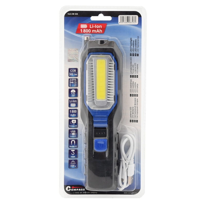 Szerelés LED lámpa Compass 300 lm