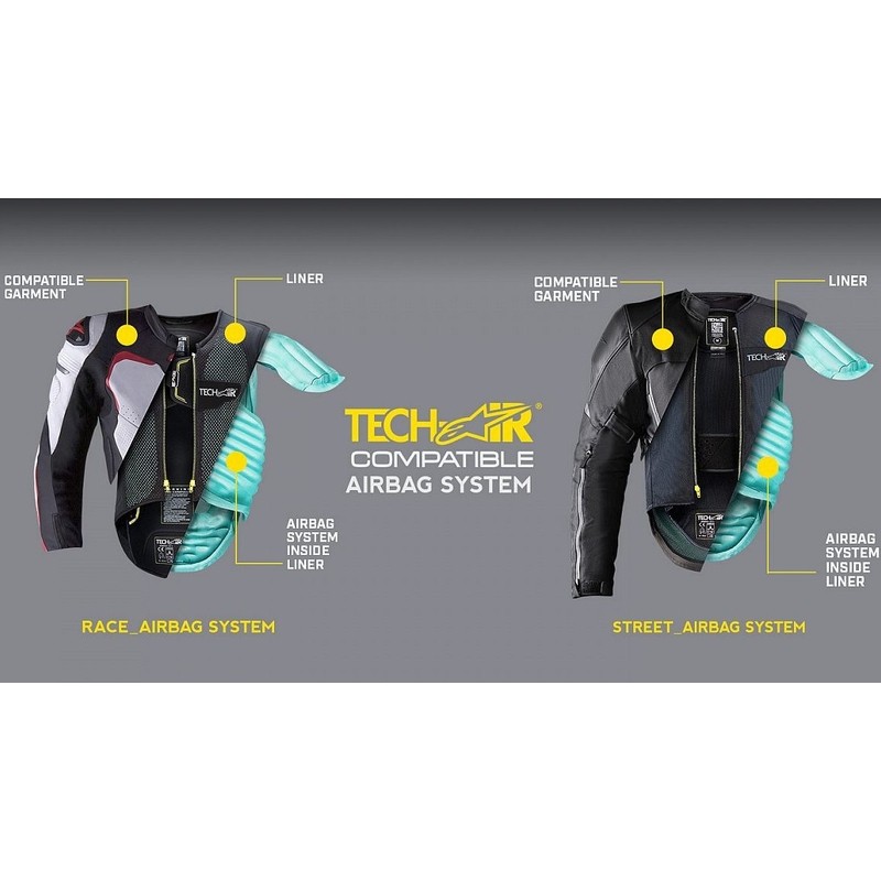 Légzsák betét Alpinestars TECH-AIR® Street Vest fekete-sárga