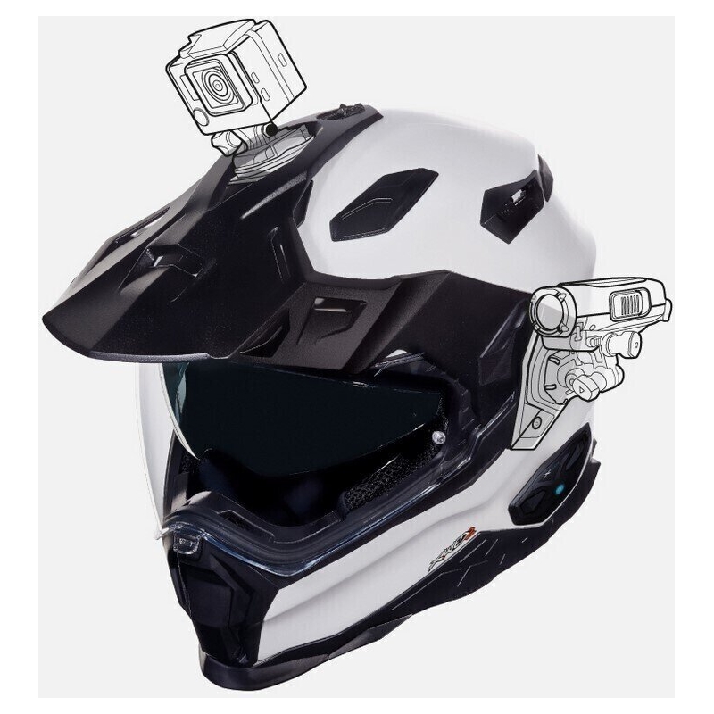 Enduro sisak NEXX X.Sze 2 Sima fehér kiárusítás
