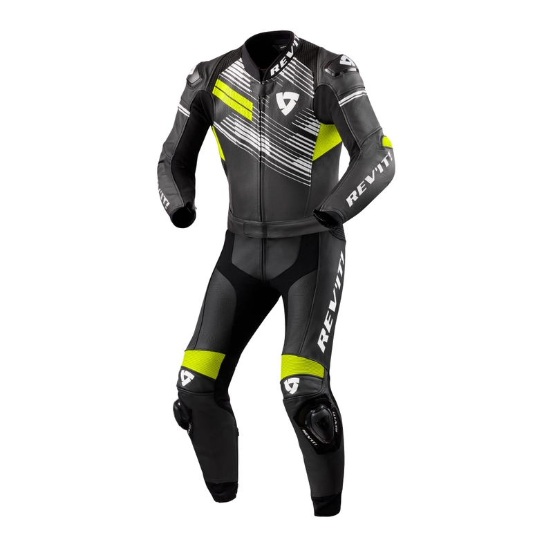 Revit Apex fekete fluo motorkerékpár overall sárga kiárusítás