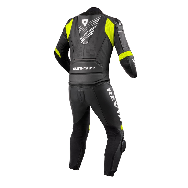 Revit Apex fekete fluo motorkerékpár overall sárga kiárusítás