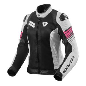 Revit Apex Air H2O női motoros kabát  fehér-fekete-rózsaszín kiárusítás výprodej