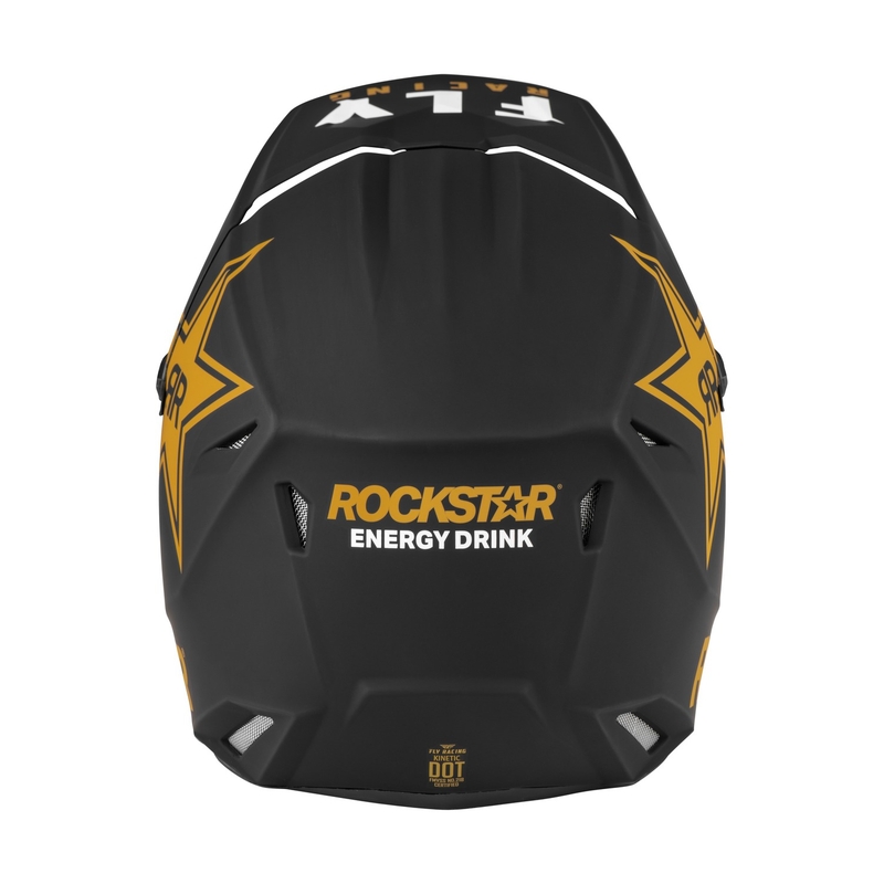 Motocross sisak FLY Racing Kinetic Rockstar fekete-arany