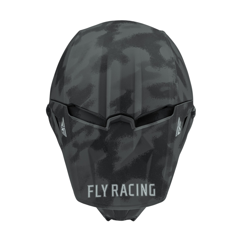 Motocross sisak FLY Racing Kinetic Drift fekete-szürke-camo