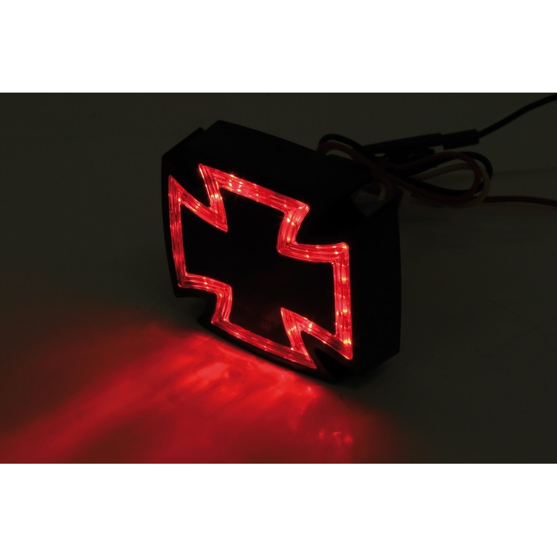 Univerzális LED hátsó lámpa Highsider Gothic fekete eladó kiárusítás