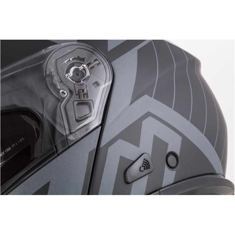 Cassida Modulo 2.0 Profile Vision összecsukható motorkerékpár sisak szürke-fekete