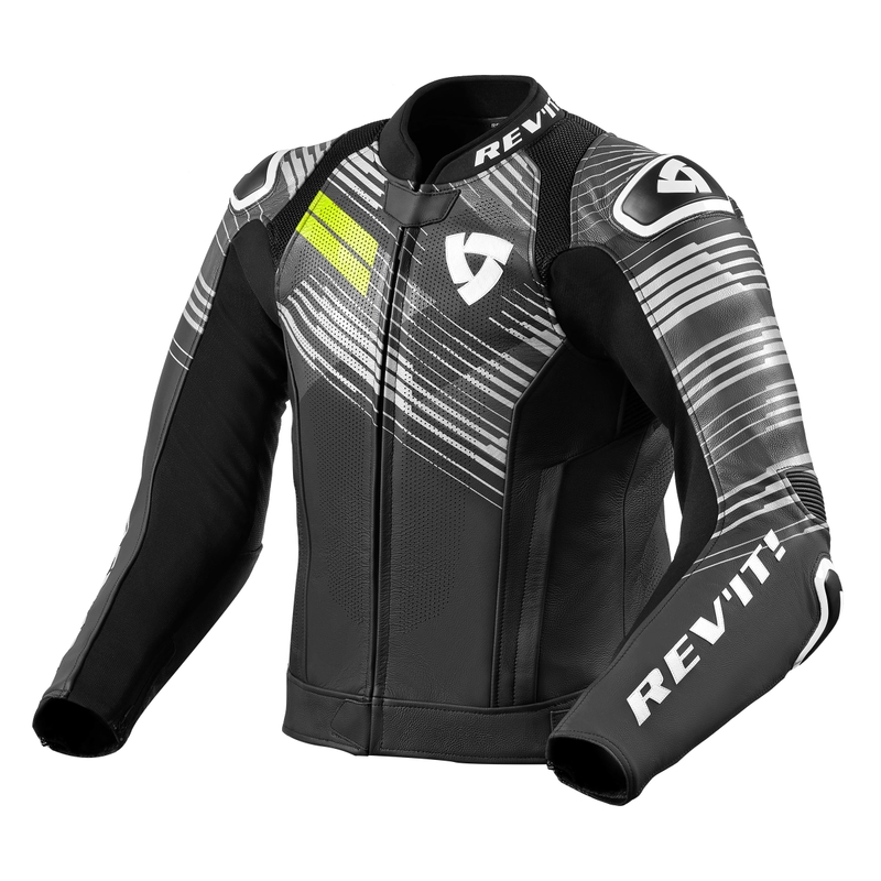 Revit Apex fekete fluo motoros kabát sárga kiárusítás