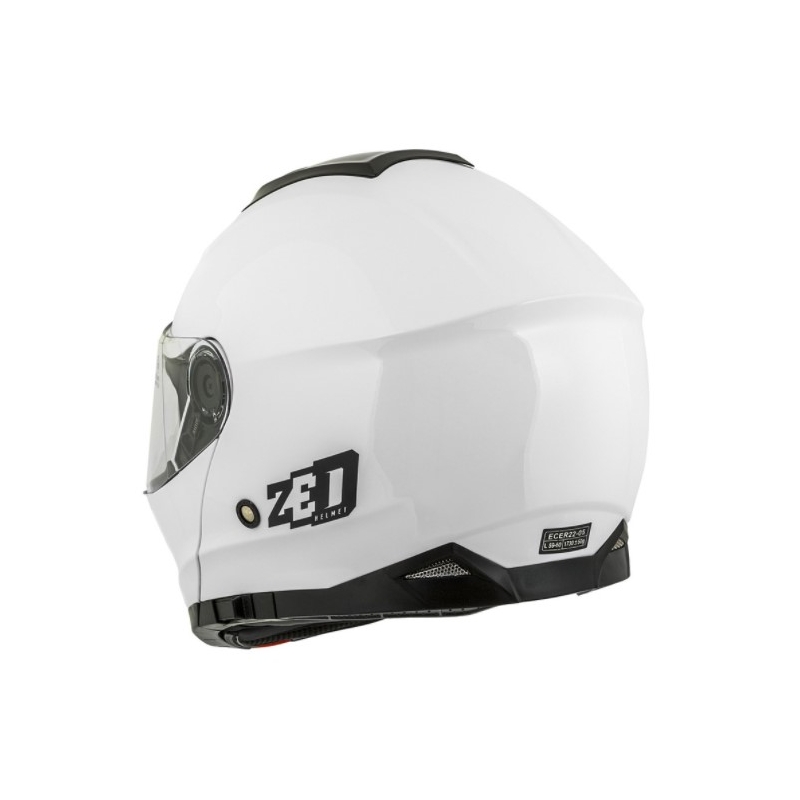 Billenő sisak ZED F18 fehér motorkerékpárhoz