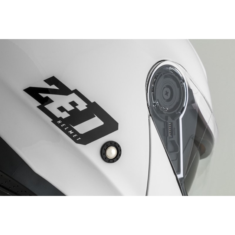 Billenő sisak ZED F18 fehér motorkerékpárhoz